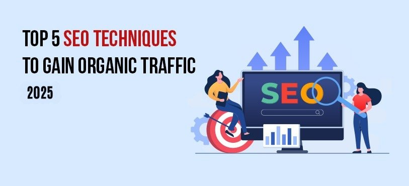 Top 5 SEO Techniques To Gain Organic Traffic 2025